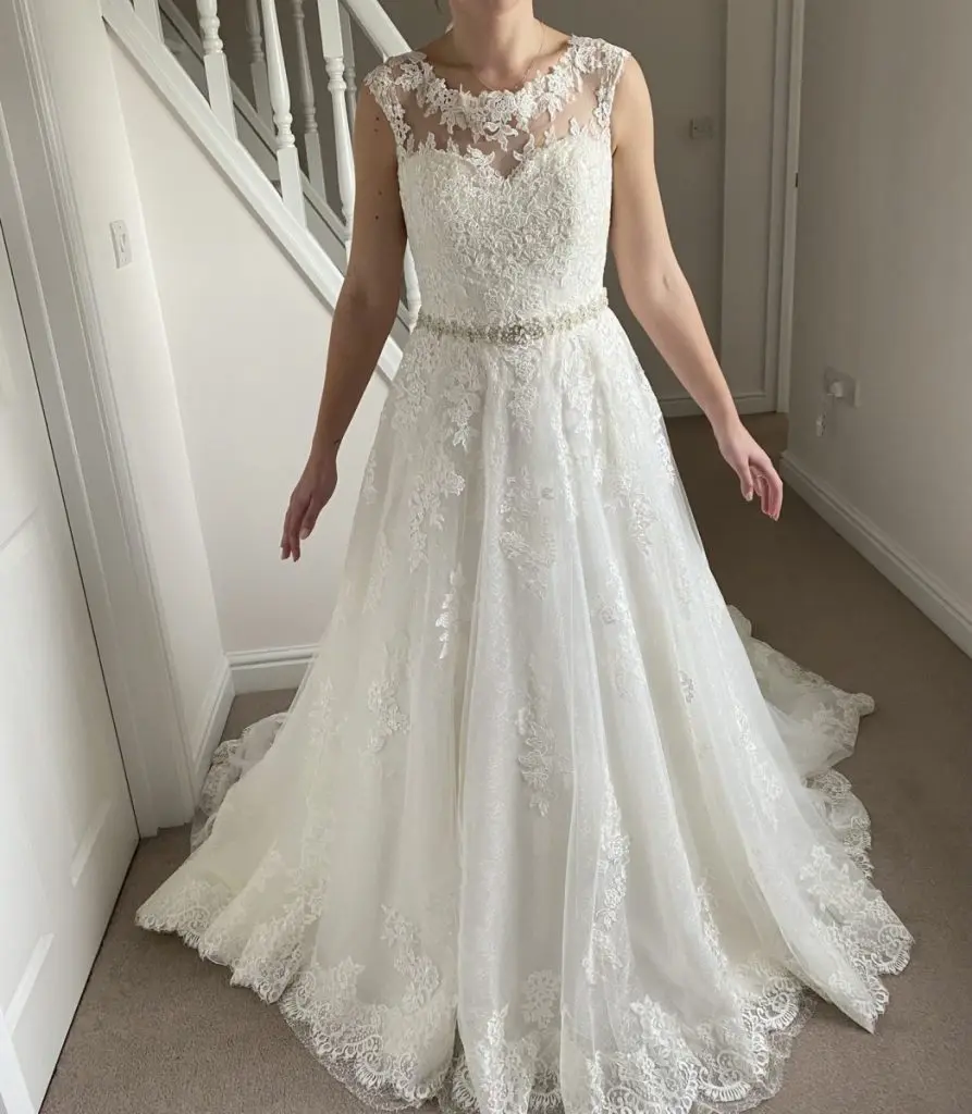Size 12 wedding dress top